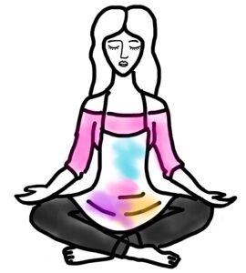 Meditating Girl